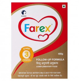 Farex Follow-Up formula Complementary Food (Stage 3-After 12 months & Upto 24 months)  Box  400 grams